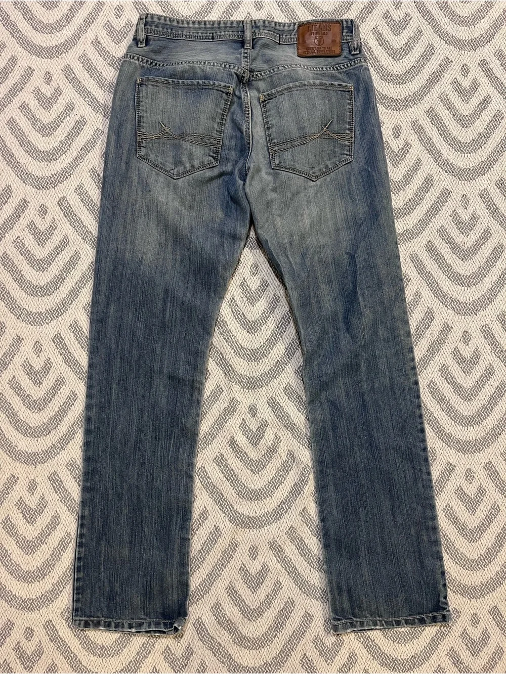 i JEANS By BUFFALO Men’s Ethan Slim Straight Blue Denim Jeans 29